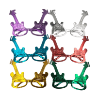 Gözlük Eko Gitar Renkli 12 Parça Set - 1