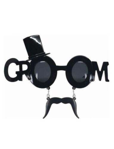 Gözlük Groom Bıyıklı Siyah - 