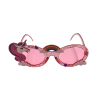 Gözlük Unicorn Desenli Pembe Camlı - 2