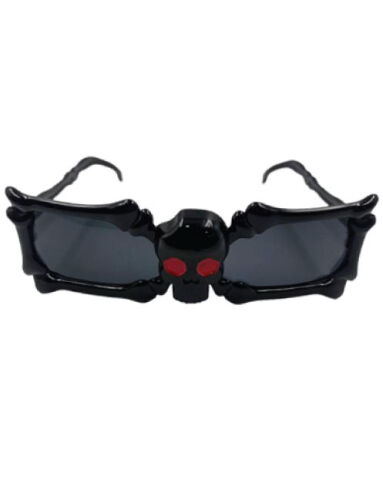 Gözlük İskelet Kemik Temalı Siyah - 