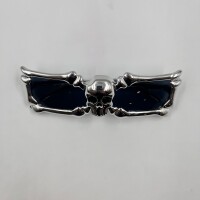 Gözlük İskelet Kemik Temalı Gümüş - 3