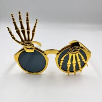 Gözlük İskelet Temalı Gold - 2