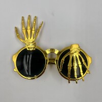 Gözlük İskelet Temalı Gold - 3