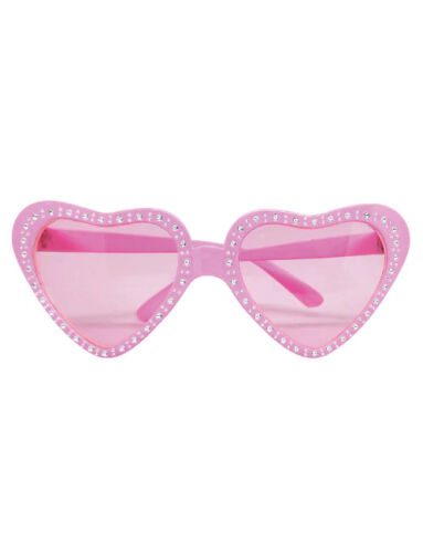 Gözlük Kalp Pembe Gümüş Detaylı - 