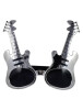 Gözlük Gitar Desenli Gümüş - 1