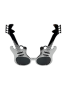 Gözlük Gitar Desenli Gümüş - 1