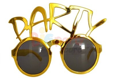 Gözlük Party Model Gold - 1