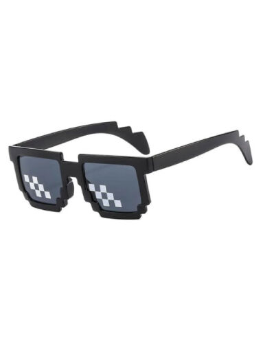Gözlük Pixel Temalı Siyah - 3