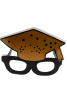 Gözlük PVC Kaplı Mezuniyet Kepli Model - 2