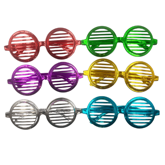 Gözlük Eko Panjur Renkli 12 Parça Set - 