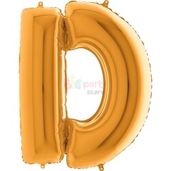Grabo Harf Gold Folyo Balon 100 Cm - 5