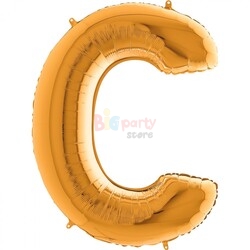 Folyo Balon Grabo 100 Cm Gold Harf - 4