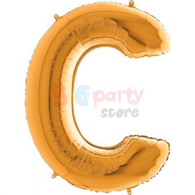 Folyo Balon Grabo 100 Cm Gold Harf - 4
