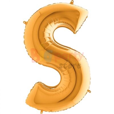 Folyo Balon Grabo 100 Cm Gold Harf - 18