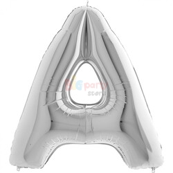 Folyo Balon Grabo 100 Cm Gümüş Harf - 2