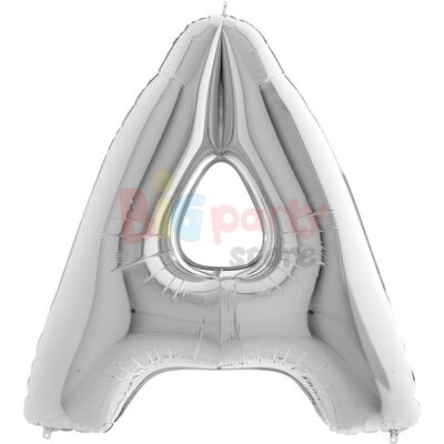 Folyo Balon Grabo 100 Cm Gümüş Harf - 2