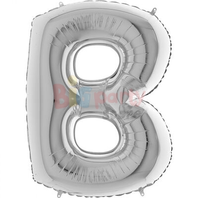 Folyo Balon Grabo 100 Cm Gümüş Harf - 3