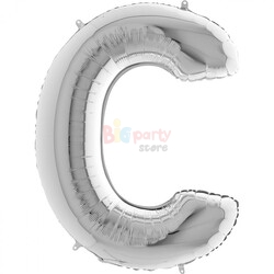 Folyo Balon Grabo 100 Cm Gümüş Harf - 4