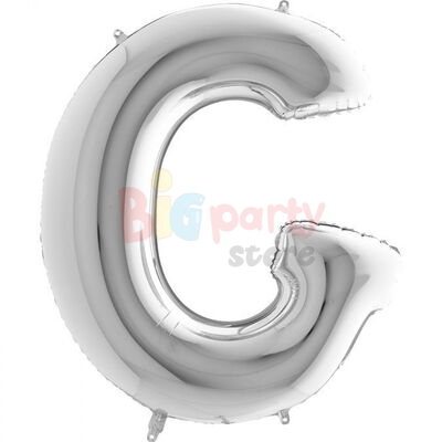Folyo Balon Grabo 100 Cm Gümüş Harf - 8