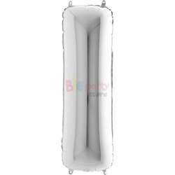 Folyo Balon Grabo 100 Cm Gümüş Harf - 10