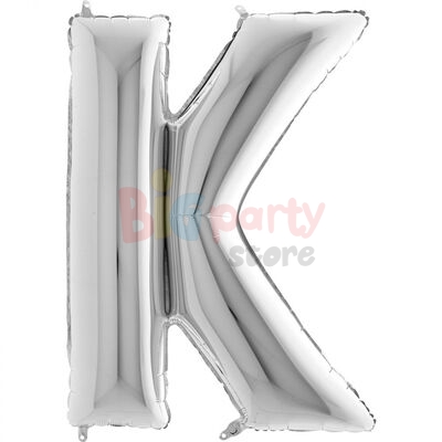 Folyo Balon Grabo 100 Cm Gümüş Harf - 11