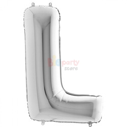 Folyo Balon Grabo 100 Cm Gümüş Harf - 12