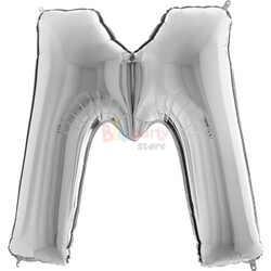Folyo Balon Grabo 100 Cm Gümüş Harf - 13