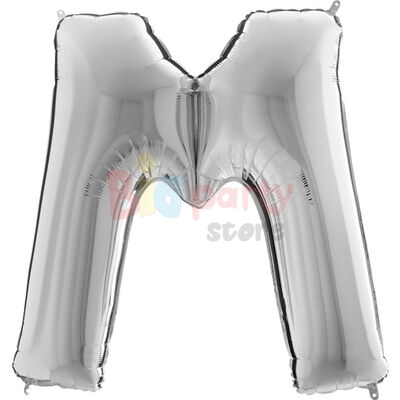 Folyo Balon Grabo 100 Cm Gümüş Harf - 13
