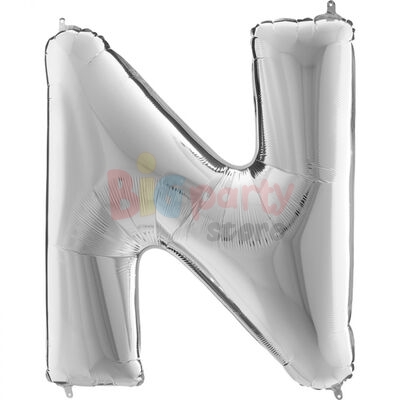 Folyo Balon Grabo 100 Cm Gümüş Harf - 14