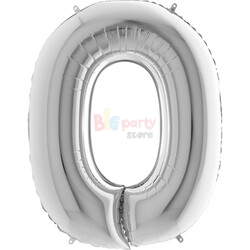Folyo Balon Grabo 100 Cm Gümüş Harf - 15