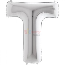 Folyo Balon Grabo 100 Cm Gümüş Harf - 19