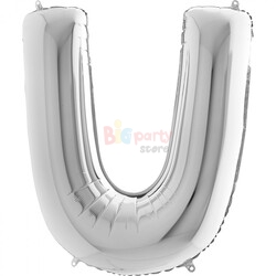 Folyo Balon Grabo 100 Cm Gümüş Harf - 20
