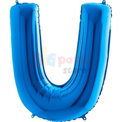 Folyo Balon Grabo 100 Cm Mavi Harf - 20