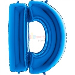 Folyo Balon Grabo 100 Cm Mavi Harf - 5