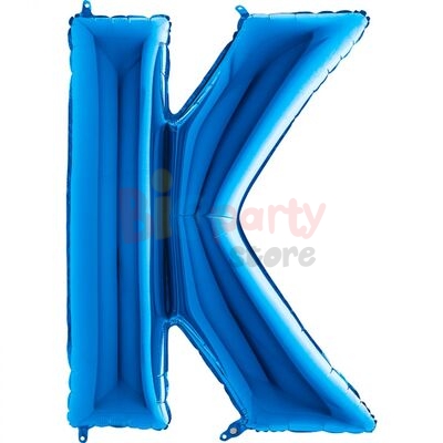 Folyo Balon Grabo 100 Cm Mavi Harf - 11