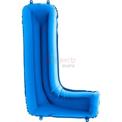 Folyo Balon Grabo 100 Cm Mavi Harf - 12