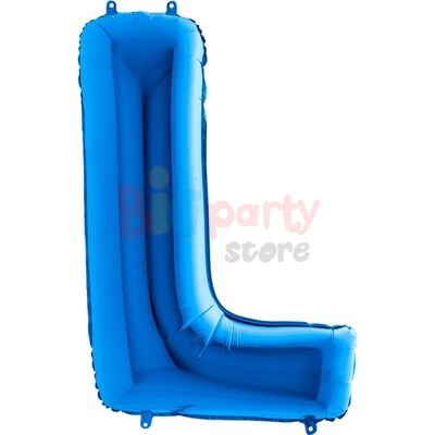 Folyo Balon Grabo 100 Cm Mavi Harf - 12