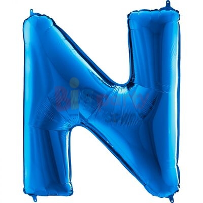 Folyo Balon Grabo 100 Cm Mavi Harf - 14