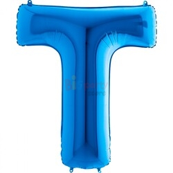 Folyo Balon Grabo 100 Cm Mavi Harf - 19
