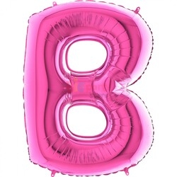 Folyo Balon Grabo 100 Cm Pembe Harf - 3