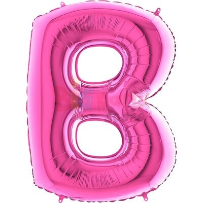 Folyo Balon Grabo 100 Cm Pembe Harf - 3