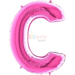 Folyo Balon Grabo 100 Cm Pembe Harf - 4