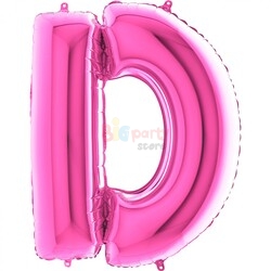 Folyo Balon Grabo 100 Cm Pembe Harf - 5