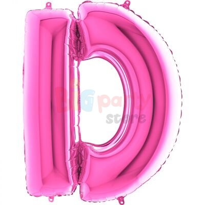 Folyo Balon Grabo 100 Cm Pembe Harf - 5