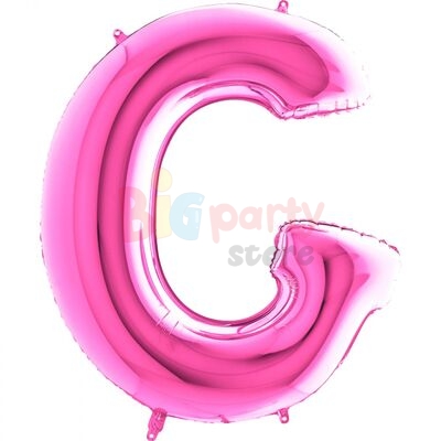 Folyo Balon Grabo 100 Cm Pembe Harf - 8