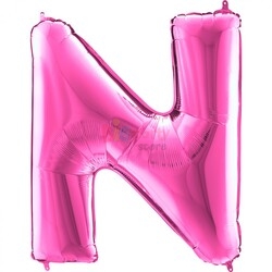 Folyo Balon Grabo 100 Cm Pembe Harf - 14