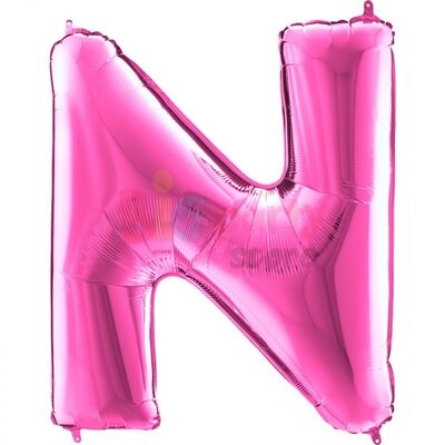 Folyo Balon Grabo 100 Cm Pembe Harf - 14