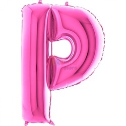 Folyo Balon Grabo 100 Cm Pembe Harf - 16