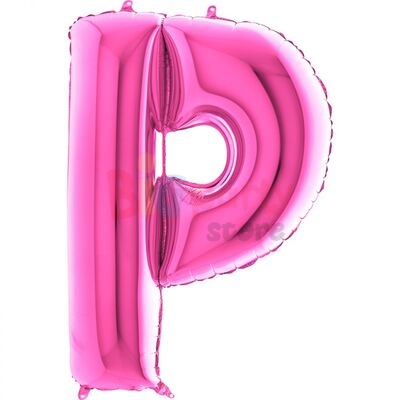 Folyo Balon Grabo 100 Cm Pembe Harf - 16