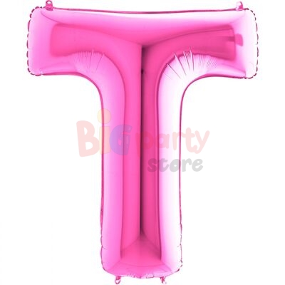 Folyo Balon Grabo 100 Cm Pembe Harf - 19